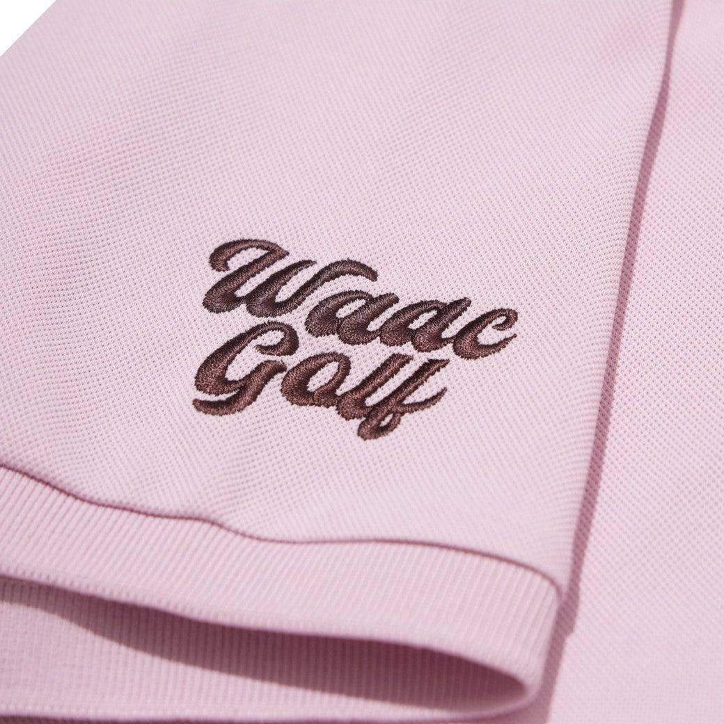 WOMEN WTO ルーズフィットポロシャツ ピンク