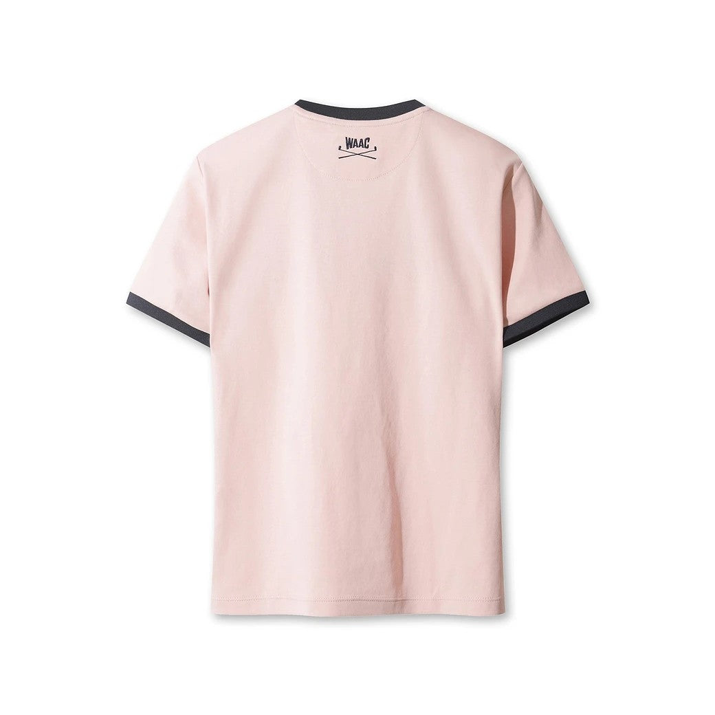 WOMEN アーチメッシュロゴ Tシャツ ライトピンク