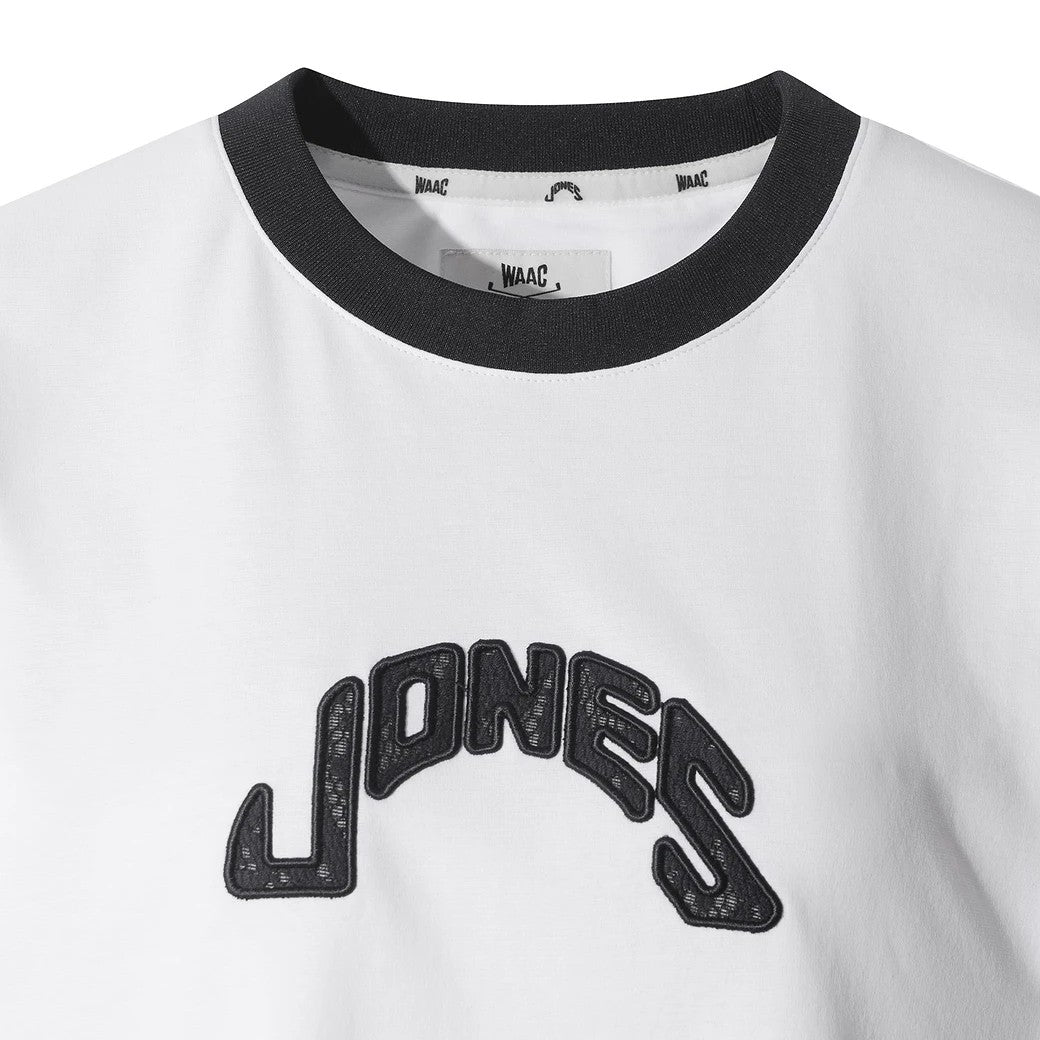 WOMEN  アーチメッシュロゴ Tシャツ ホワイト