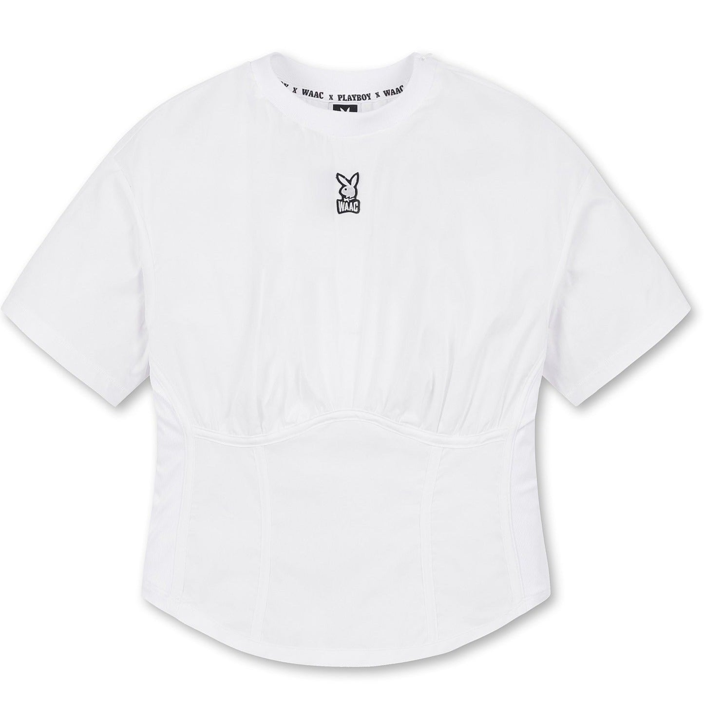 WOMENS PLAYBOYコラボ コルセット半袖Tシャツ /072332092