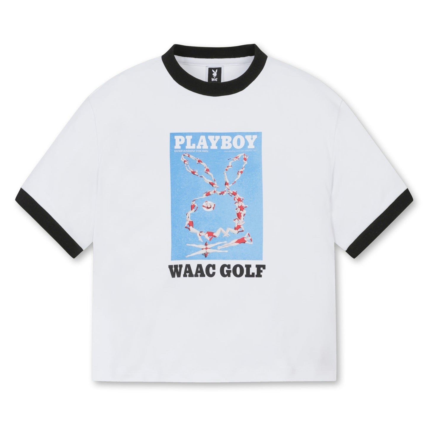 WOMENS PLAYBOYコラボ アートワーク半袖Tシャツ/072332093