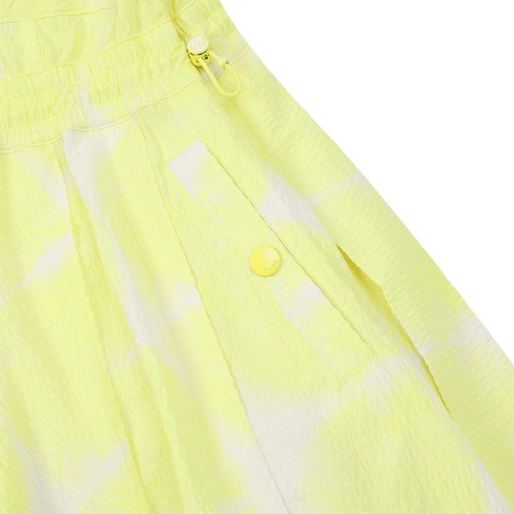 WOMENS シアサッカーレモンパターンワンピース イエロー/072342571