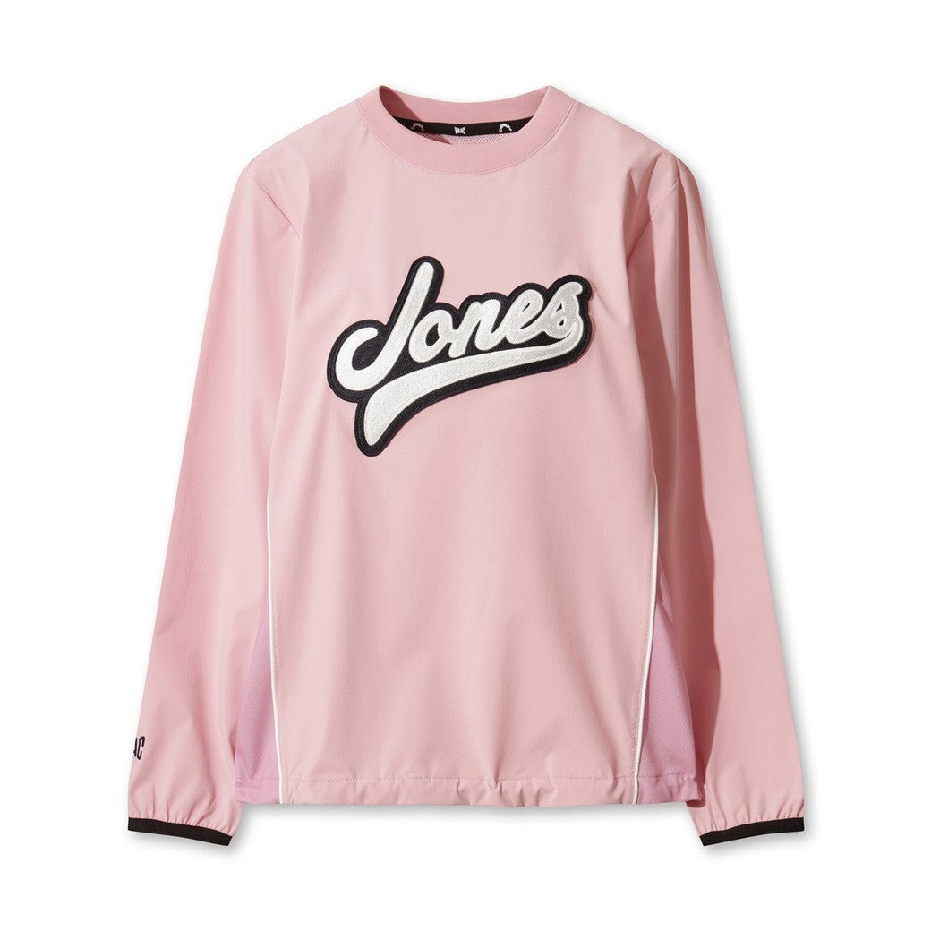 WOMEN カーブロゴプルオーバー ライトピンク