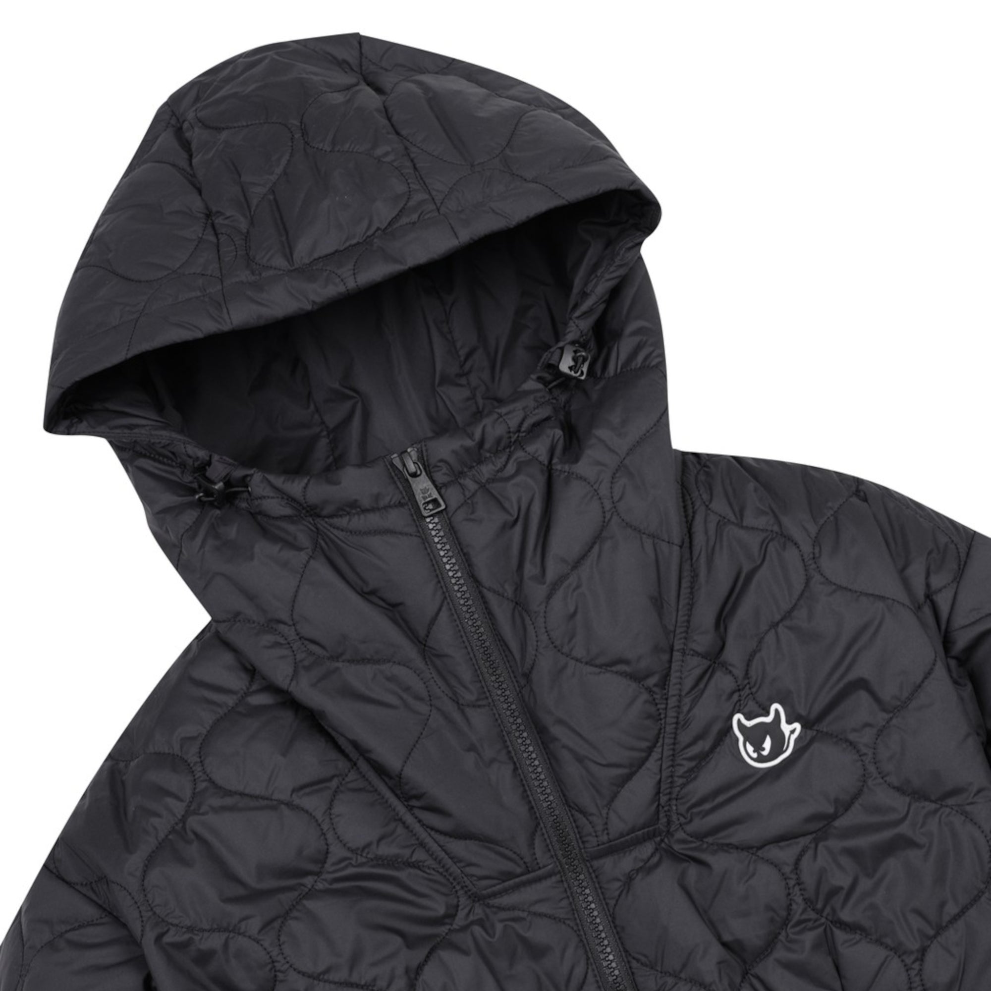 WOMEN ウェッジロングジャンパー ブラック