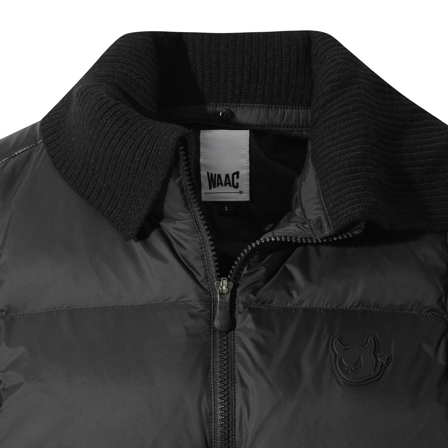 新品 ワック ダウンジャケット ブラック 3 WAAC WOMEN ハイブリッドダウンジャケット ブラック
