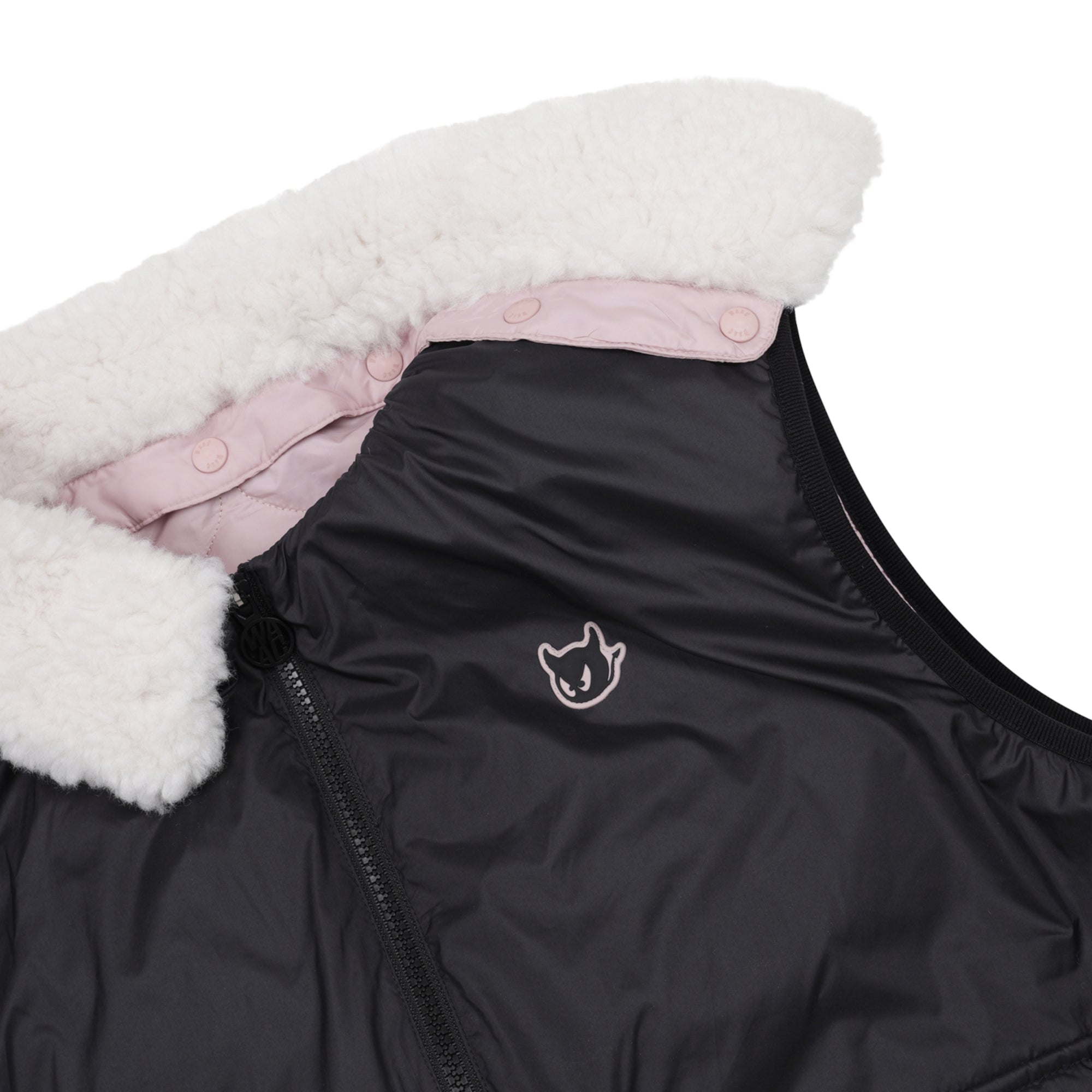 WOMEN デタッチャブルカラーベスト ブラック