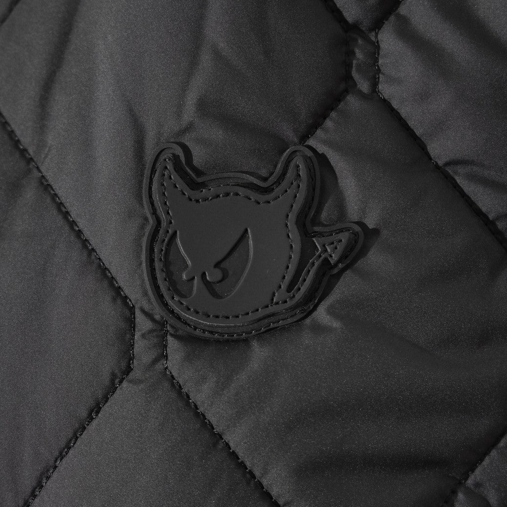 WOMEN キルティングベスト ブラック