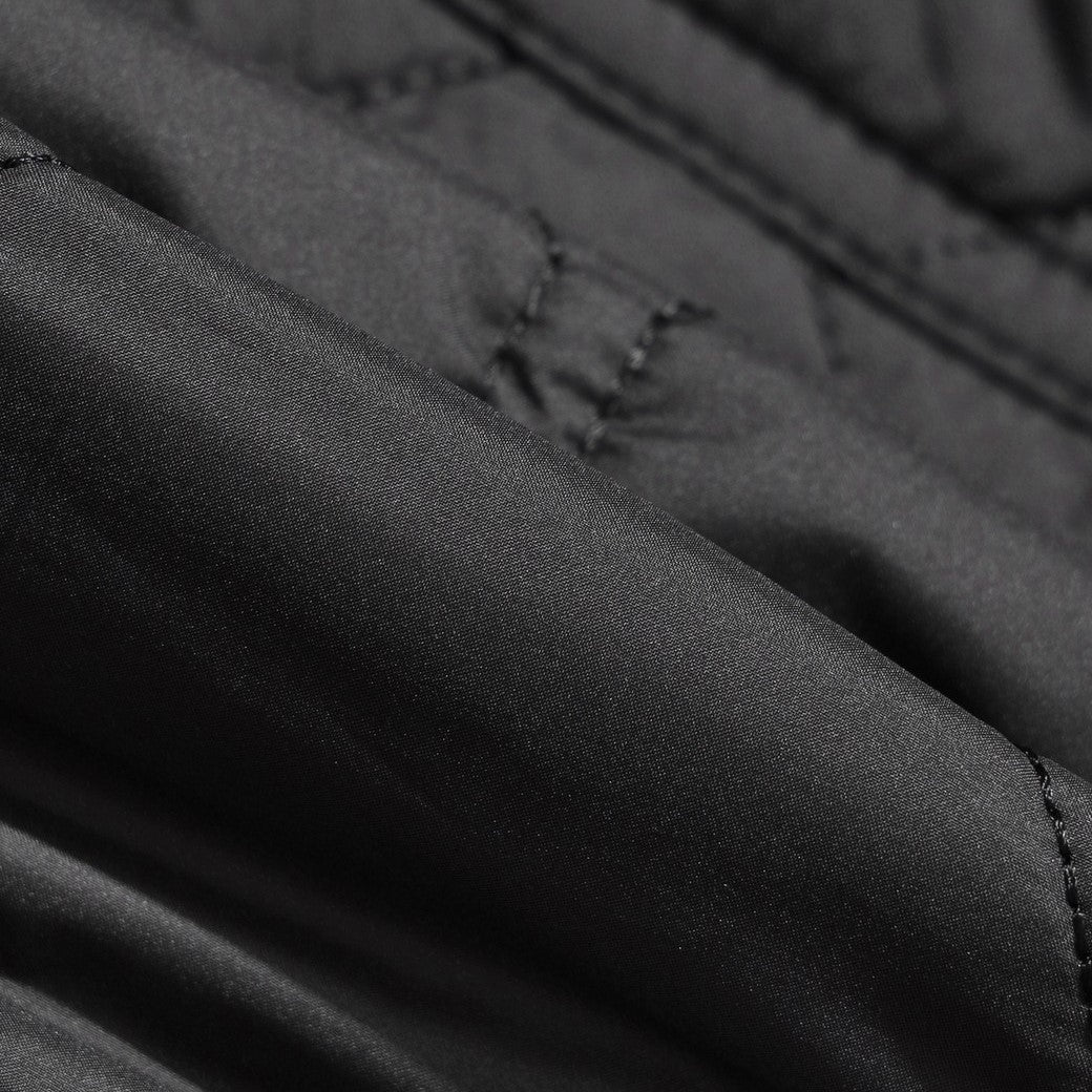 machatt キルティングベスト（ブラック） オトナ OTONA ラフでモード、ハイセンス 。モコモコしない