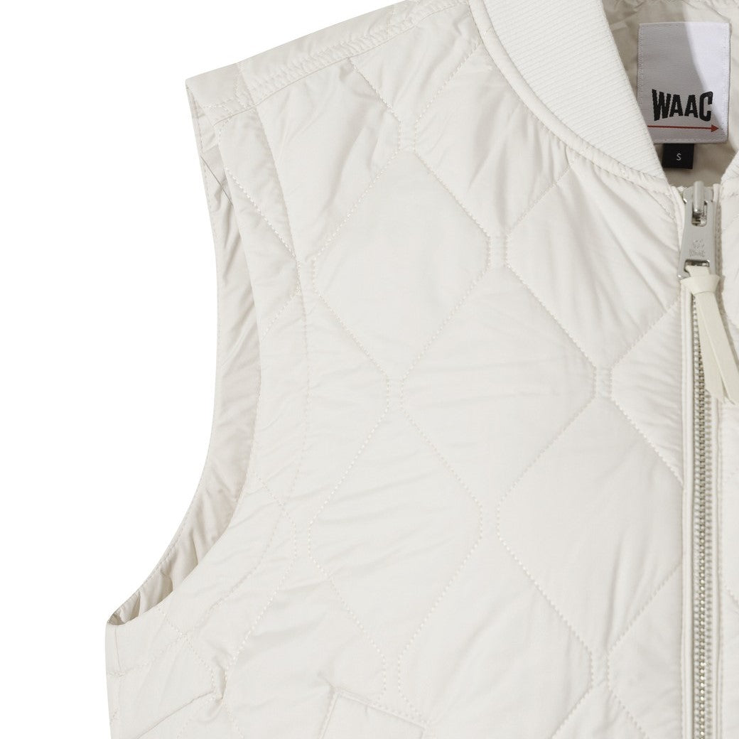 Sov. アイボリー ベスト 36 WOMEN キルティングベスト アイボリー