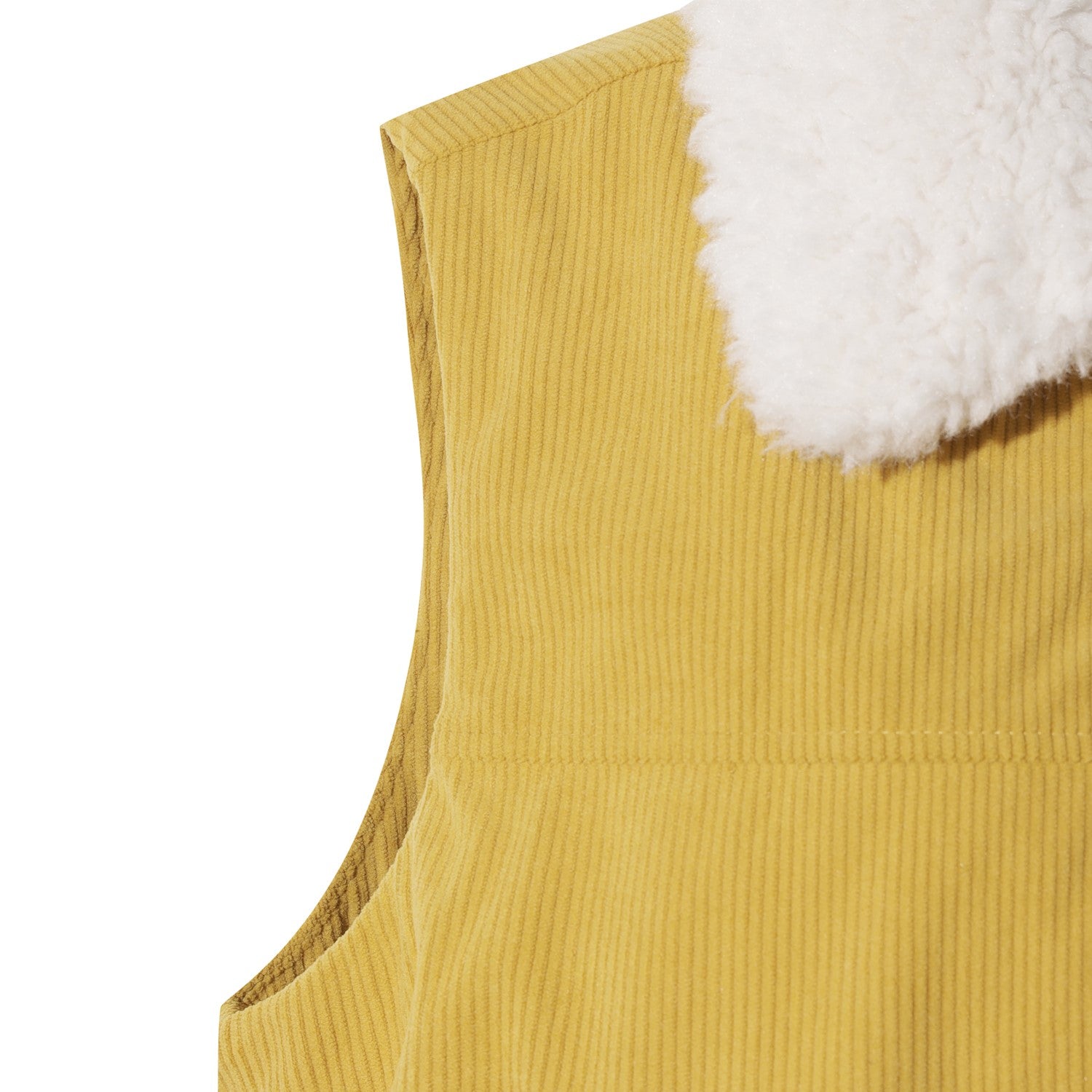 WOMEN コーデュロイベスト マスタード