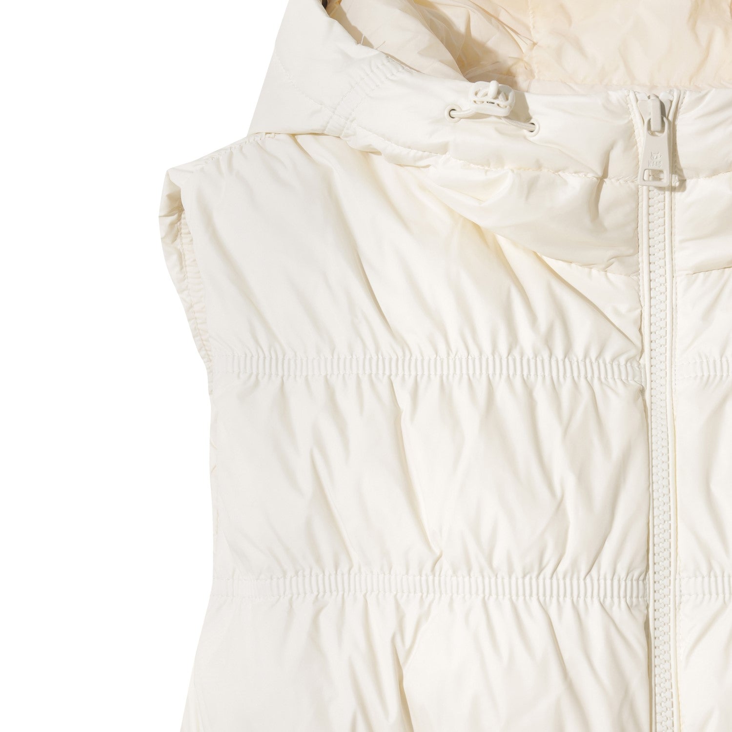 【新品未使用】waac ダウンベスト WOMEN NIBLICKダウンベスト アイボリー