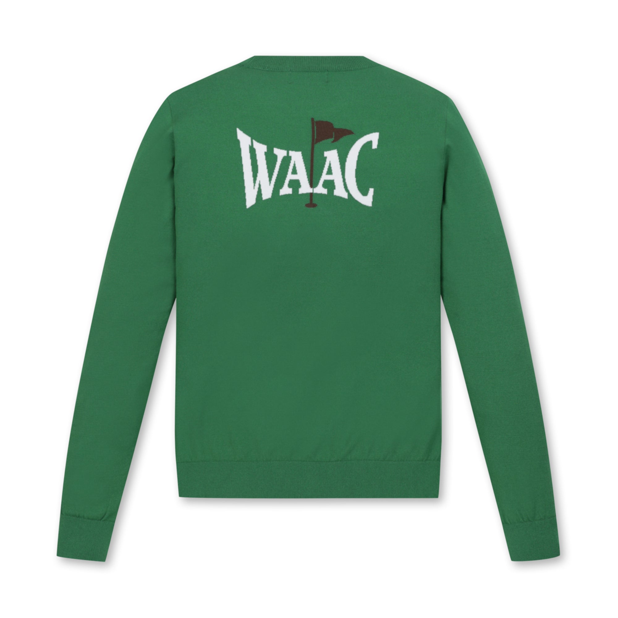 【国産超特価】WAAC　ワック　ゴルフニット　グリーン メンズウェア