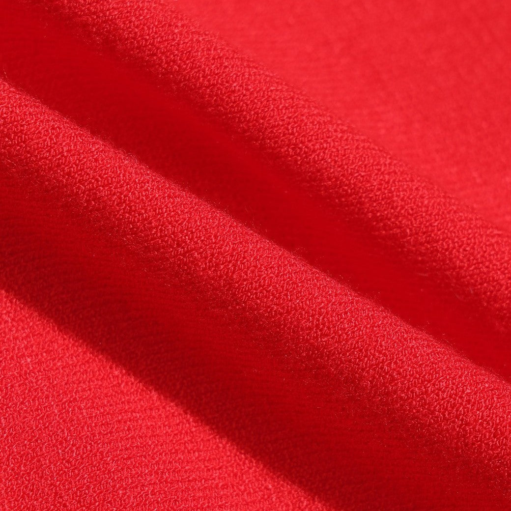 WOMEN Vネック ニットカーディガン レッド