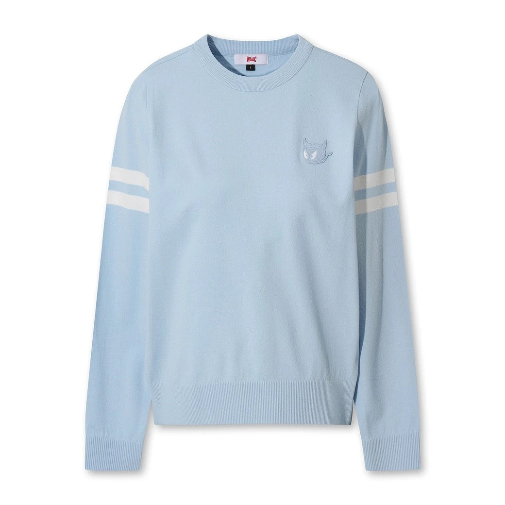 WOMEN WTO ラウンドネックセーター ライトブルー
