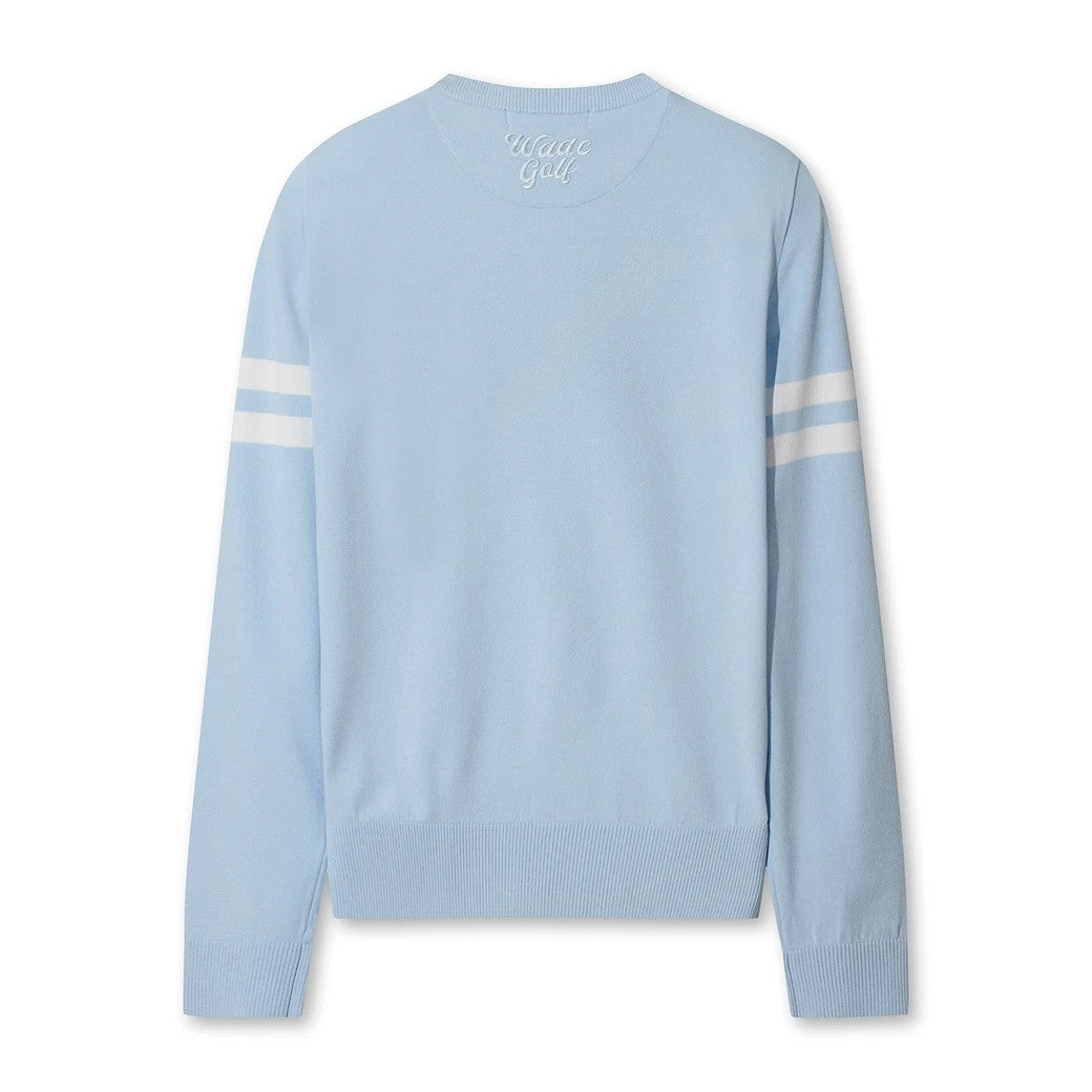 WOMEN WTO ラウンドネックセーター ライトブルー