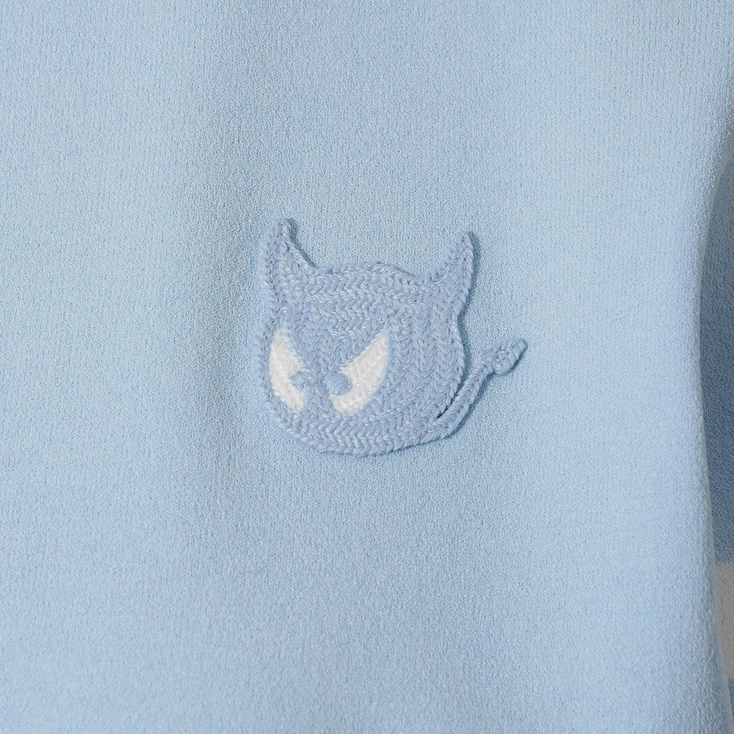 WOMEN WTO ラウンドネックセーター ライトブルー