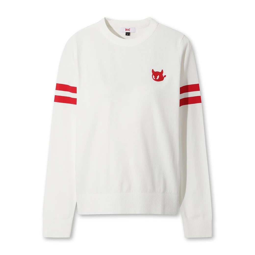 WOMEN WTO ラウンドネックセーター ホワイト