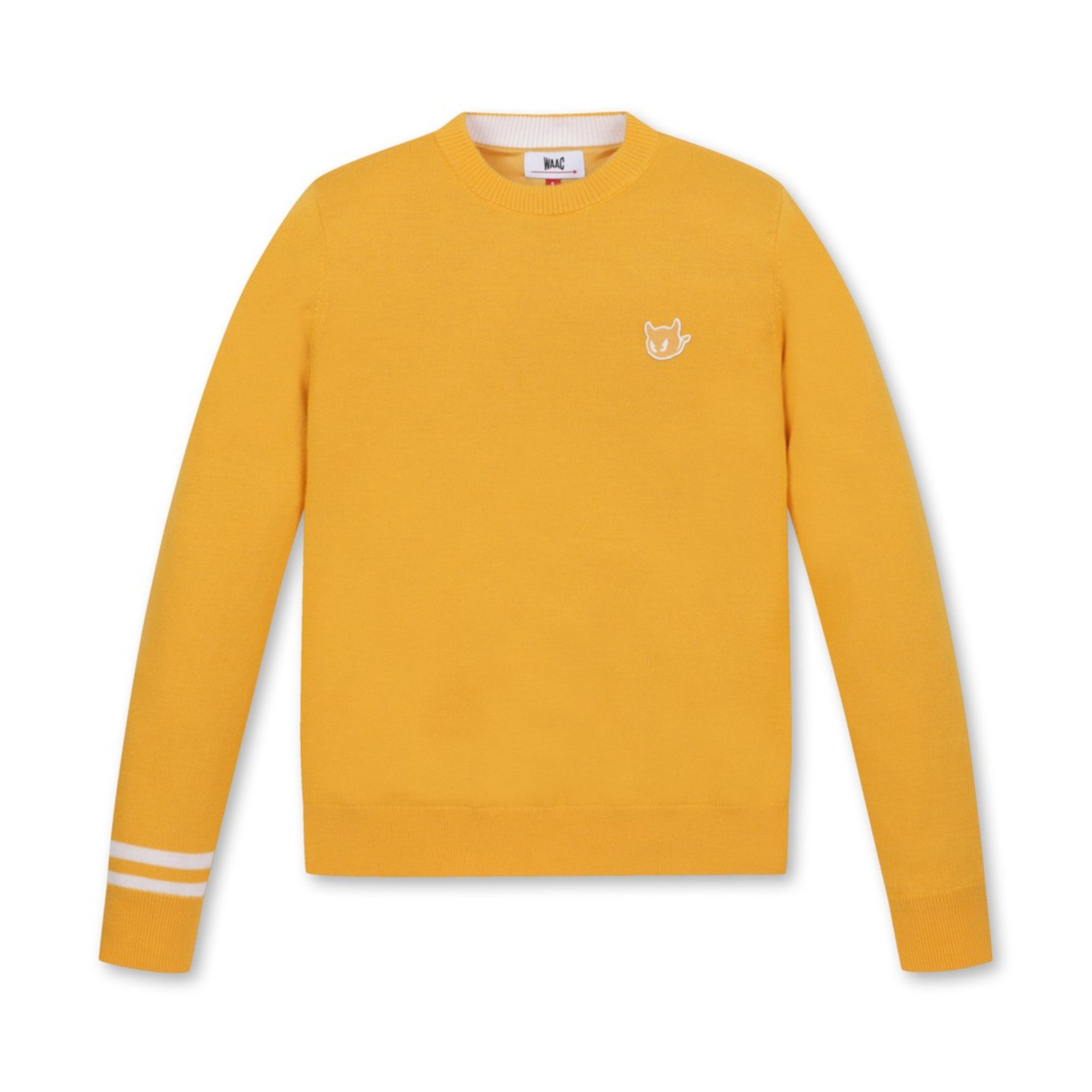 WOMEN 防風ウールセーター マスタード