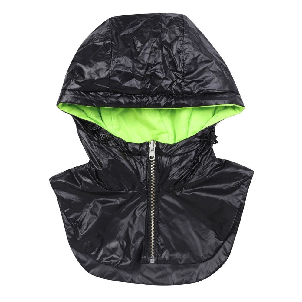 WOMEN フードニットプルオーバー ブラック