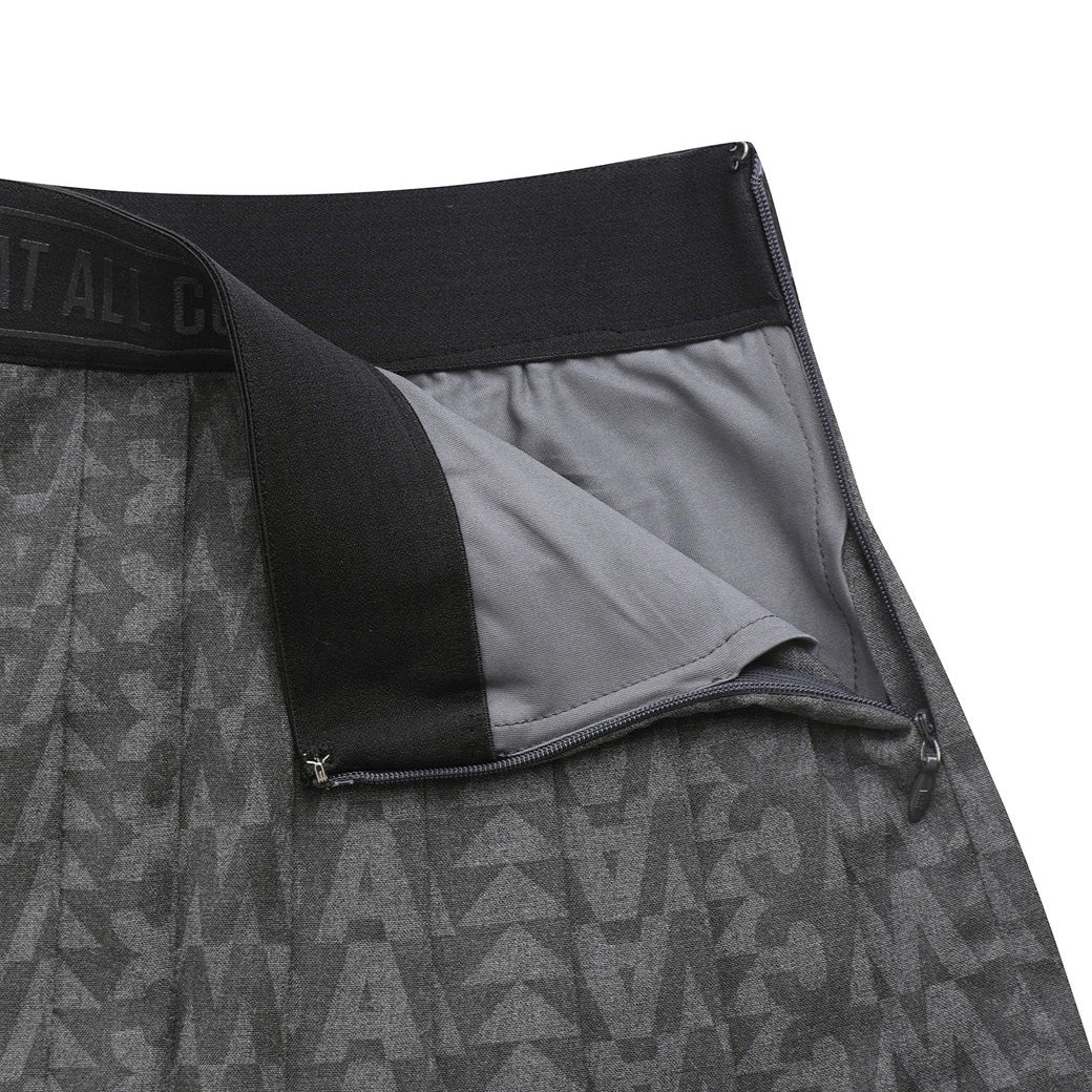 WOMEN プリーツキュロットスカート グレー