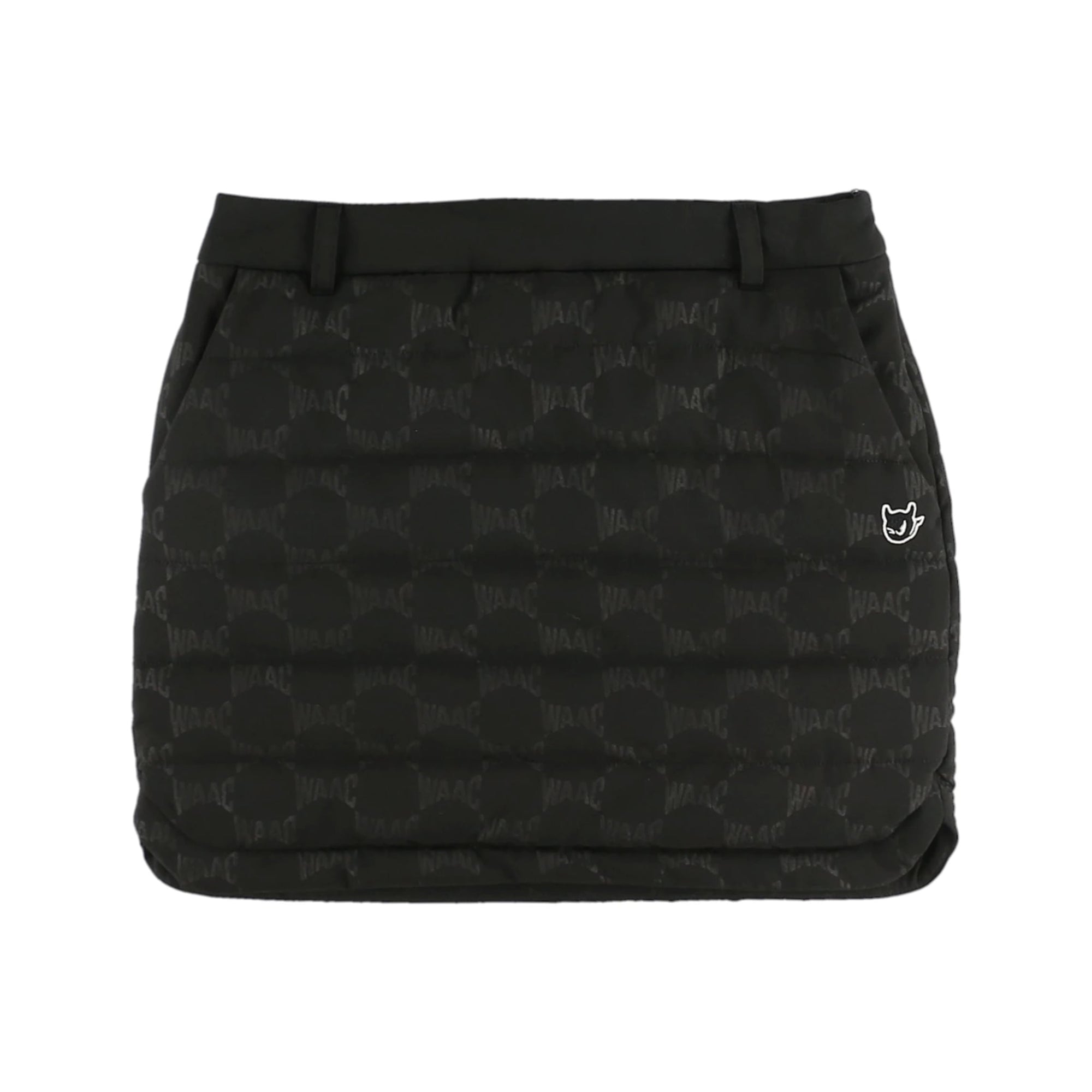 WOMEN 中綿ロゴエンボス スカート