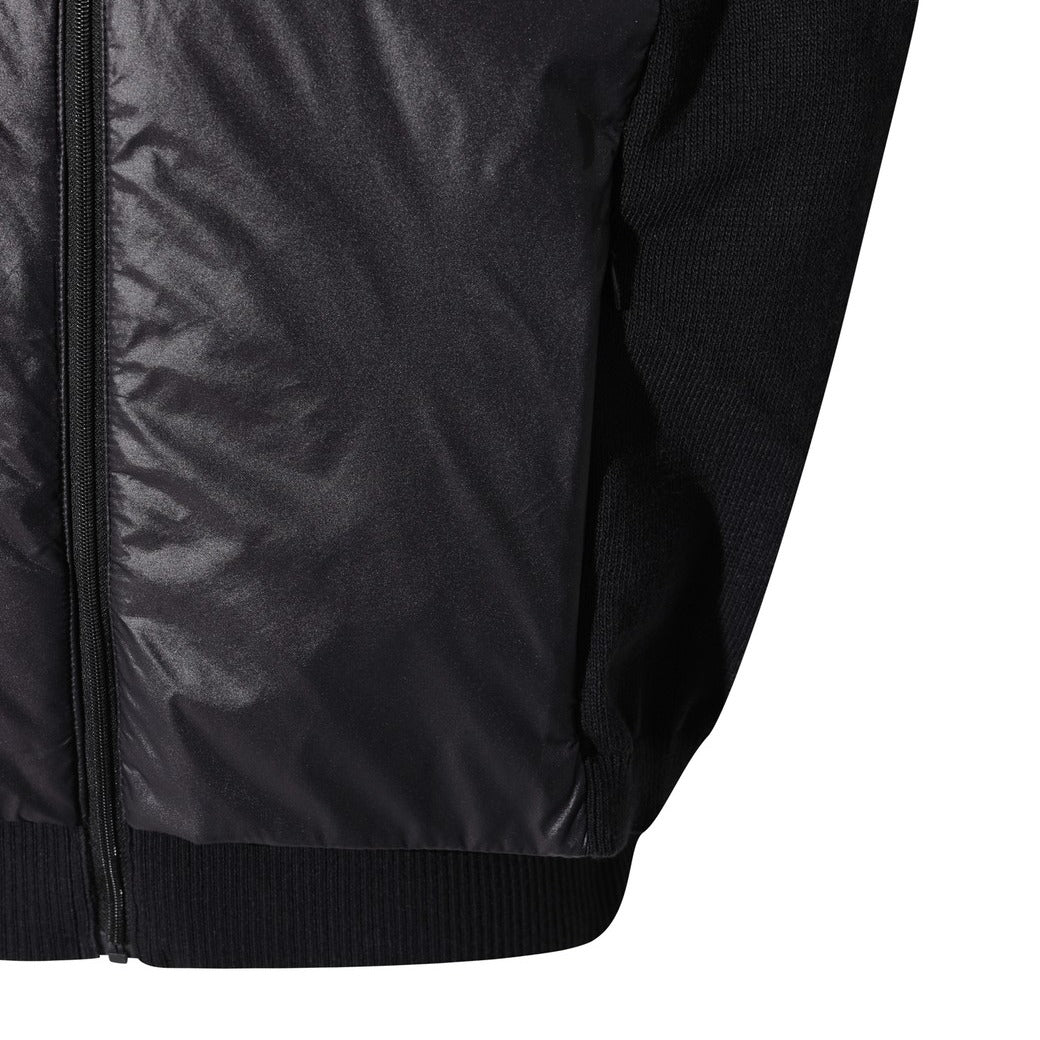 WOMEN ニットハイブリッドパデッドベスト ブラック