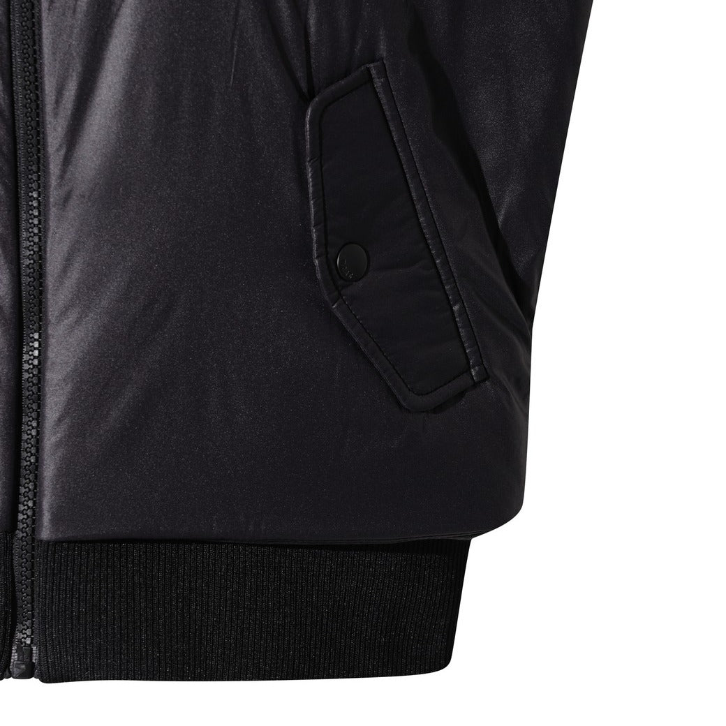 WOMEN リバーシブルパデッドハーフベスト ブラック