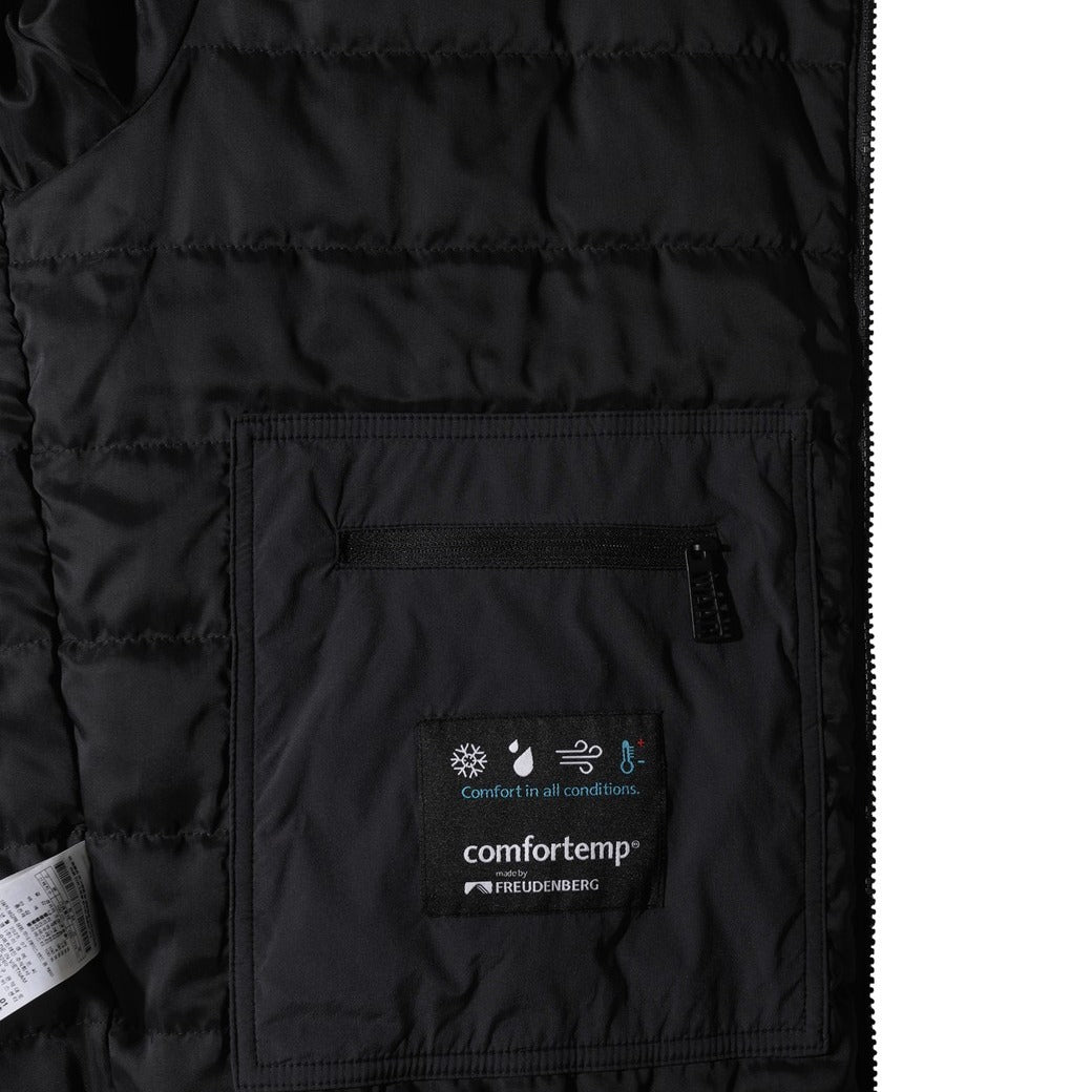 MEN パデッドボンバージャケット ブラック