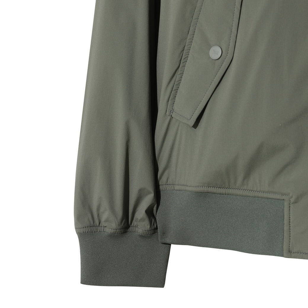 MEN パデッドボンバージャケット ダークグリーン