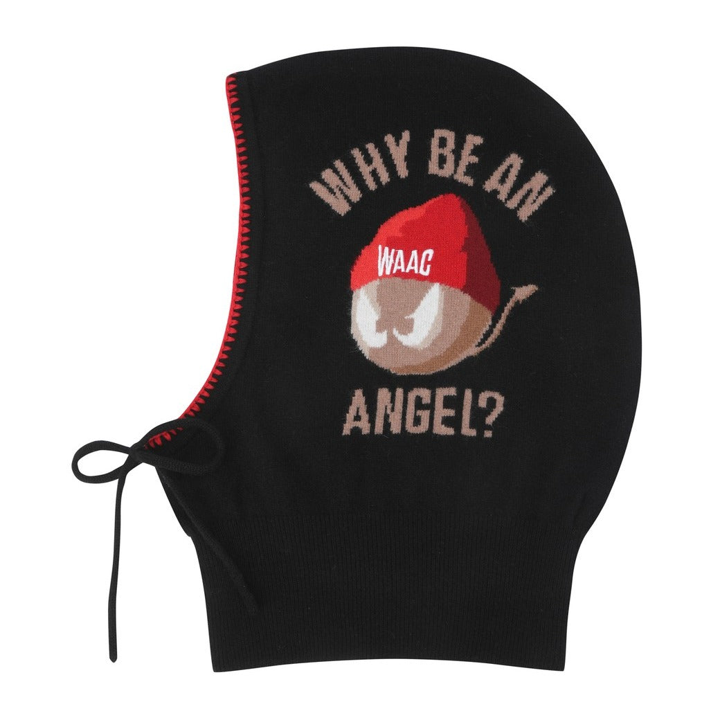 WOMEN カシミヤバラクラバ ブラック