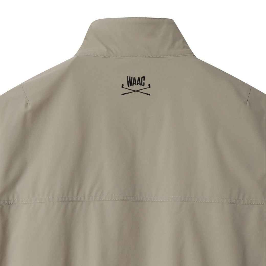 【WAAC X JONES】MEN パデッドハリントンジャケット ベージュ