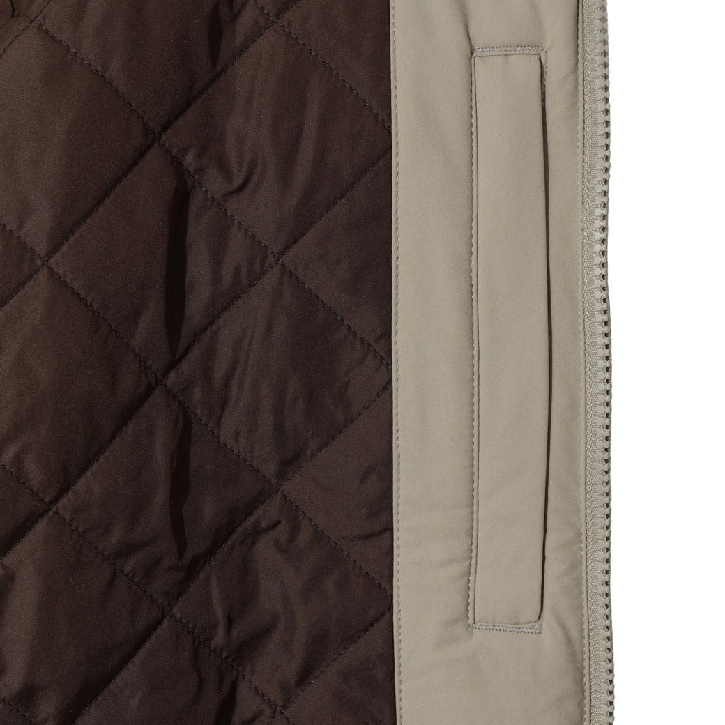 【WAAC X JONES】MEN パデッドハリントンジャケット ベージュ