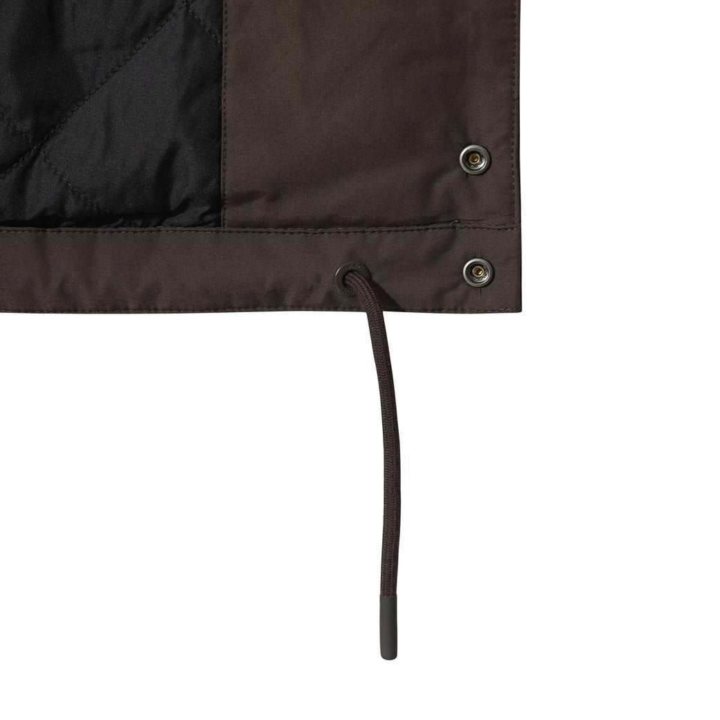 【WAAC X JONES】MEN パデッドコーチジャケット ブラウン