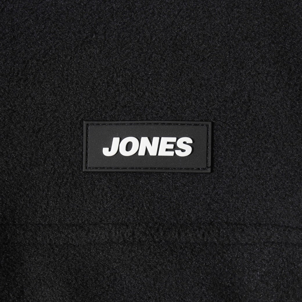 WAAC X JONES】MEN レトロフリースプルオーバー ブラック