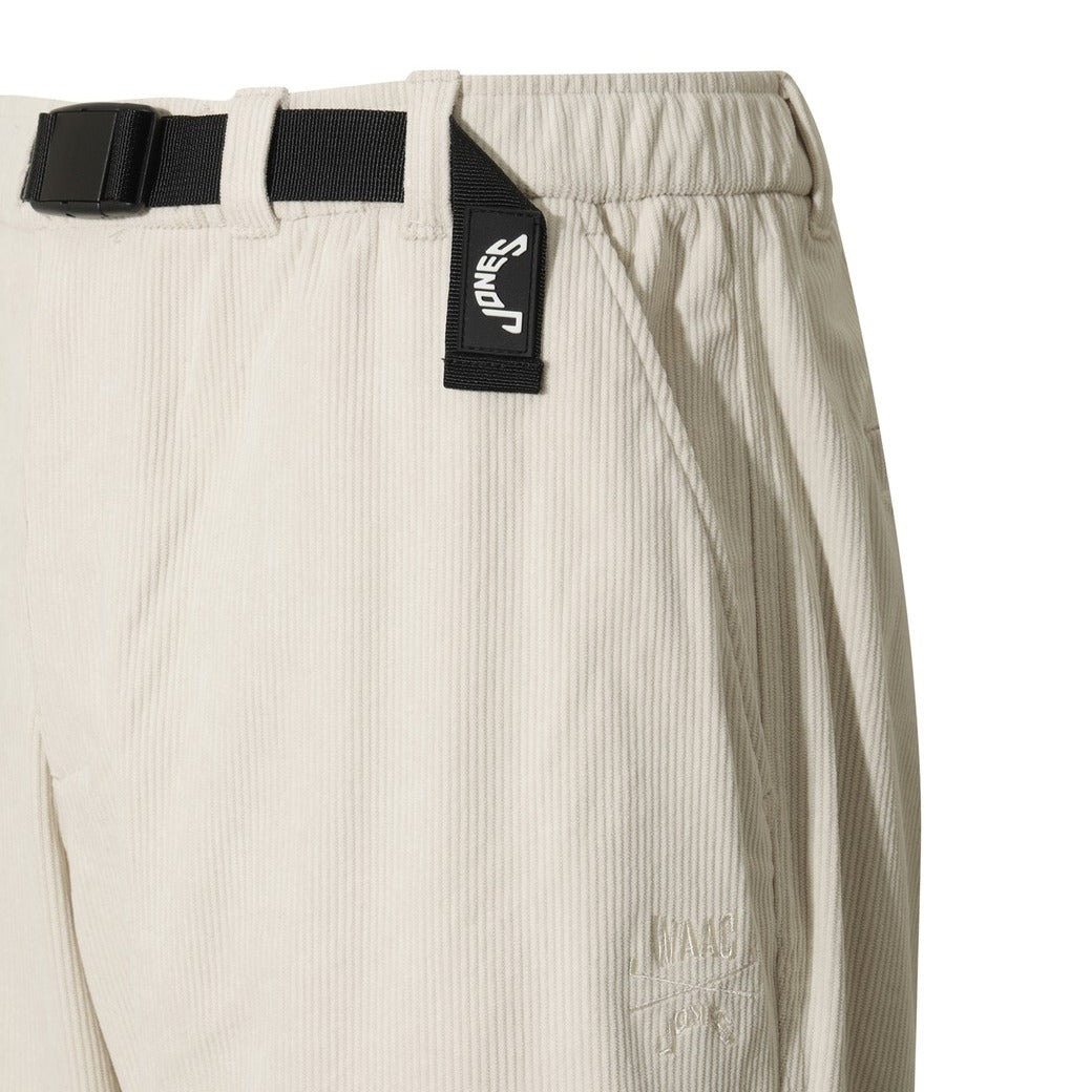 【WAAC X JONES】MEN コーデュロイダブルニーパンツ アイボリー