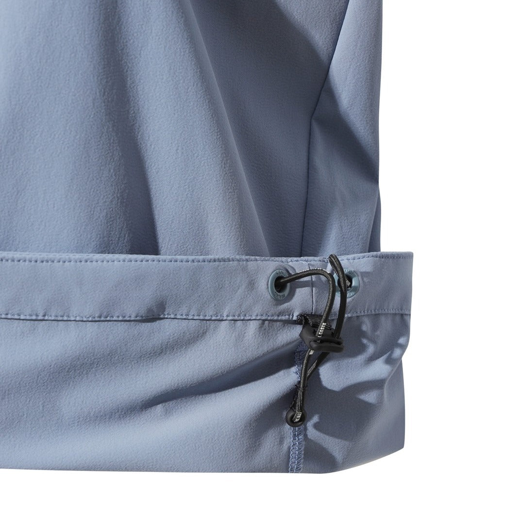 【WAAC X JONES】WOMEN カーブロゴプルオーバー サックスブルー