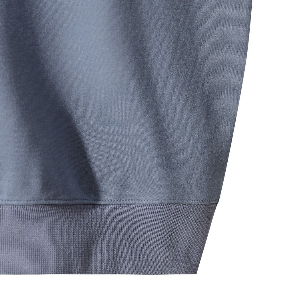 【WAAC X JONES】WOMEN ハーフジップスウェットシャツ サックスブルー