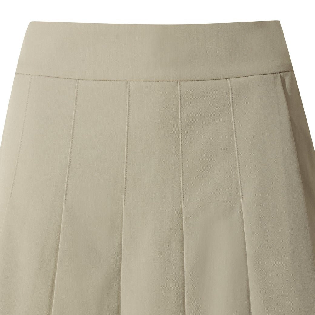 【WAAC X JONES】WOMEN プリーツショーツ ベージュ