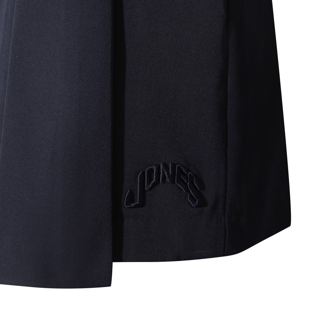 WAAC X JONES】WOMEN プリーツショーツ ネイビー