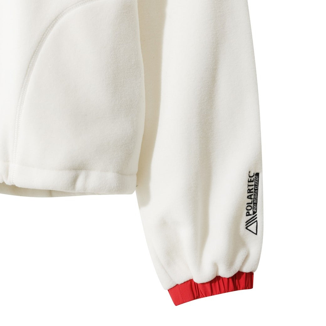 【WAAC X JONES】WOMEN レトロフリースプルオーバー アイボリー