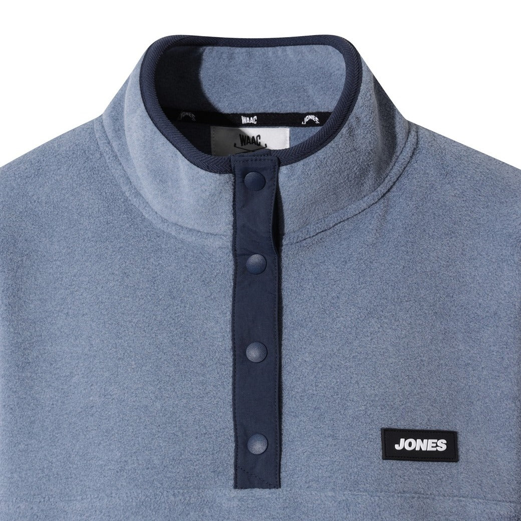 WAAC X JONES】WOMEN レトロフリースプルオーバー サックスブルー