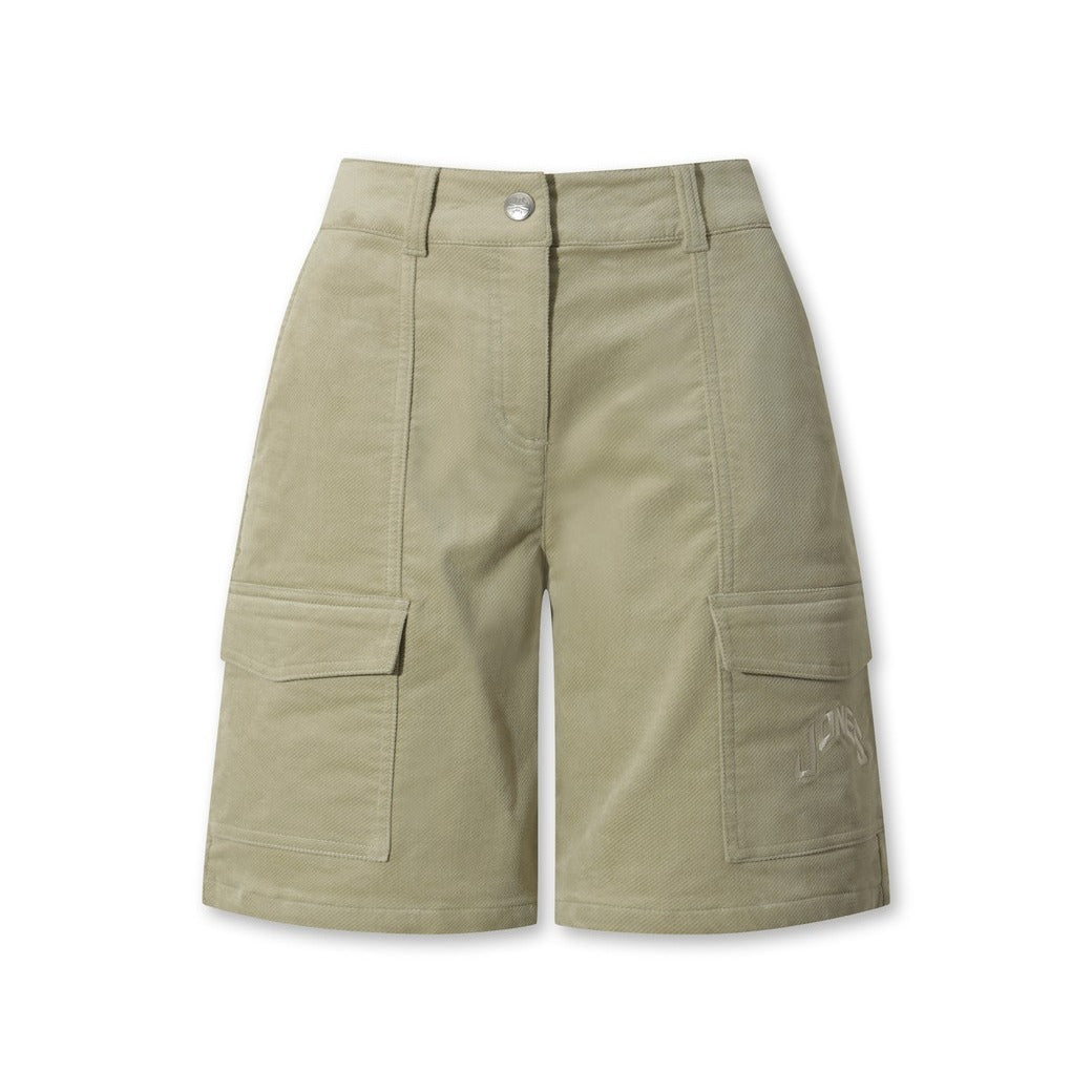 【WAAC X JONES】WOMEN コーデュロイショーツ ベージュ