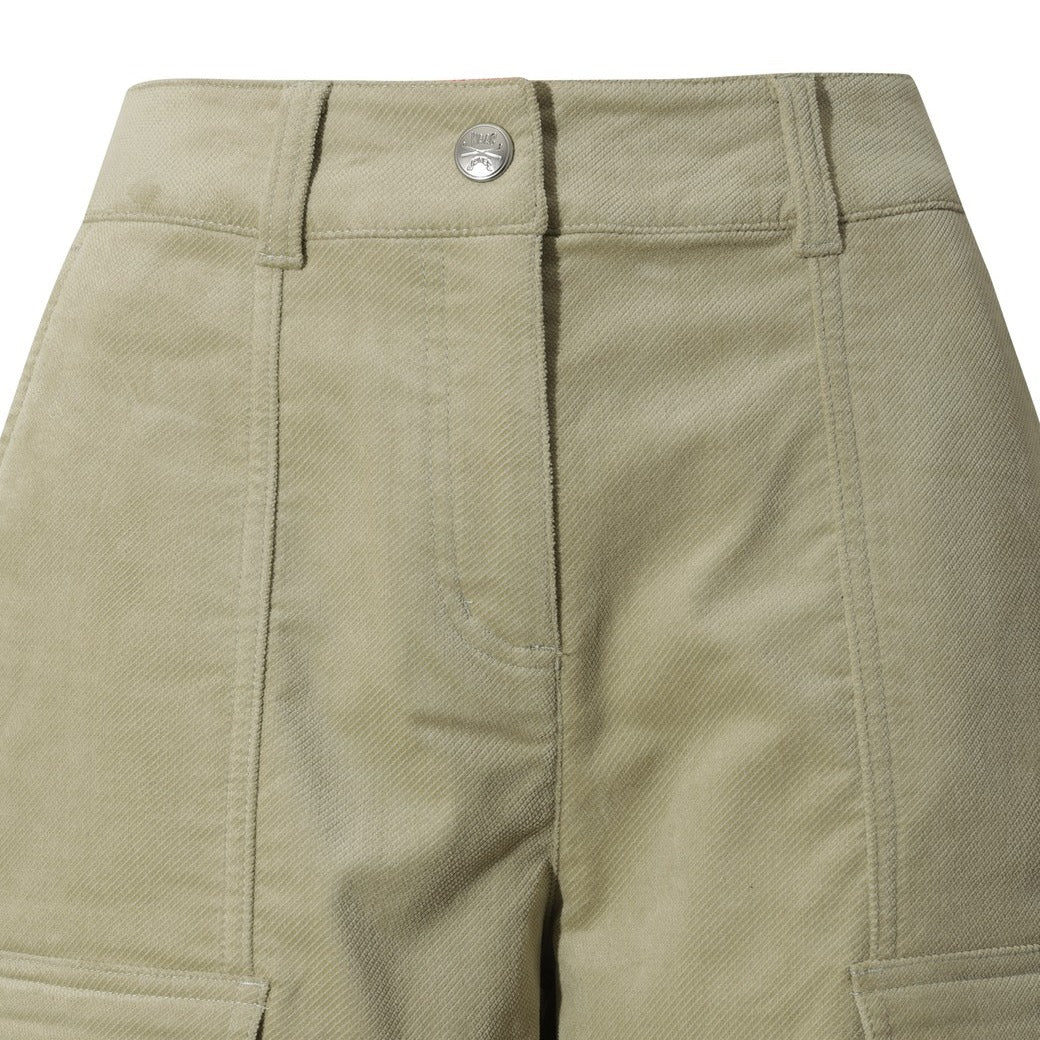 【WAAC X JONES】WOMEN コーデュロイショーツ ベージュ