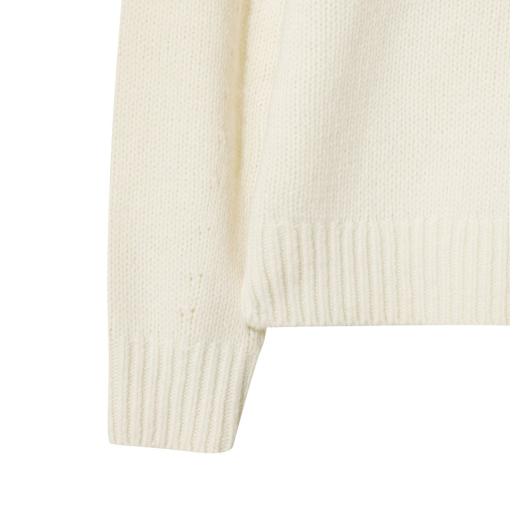 WOMEN BEANIE WAACKYセーター アイボリー