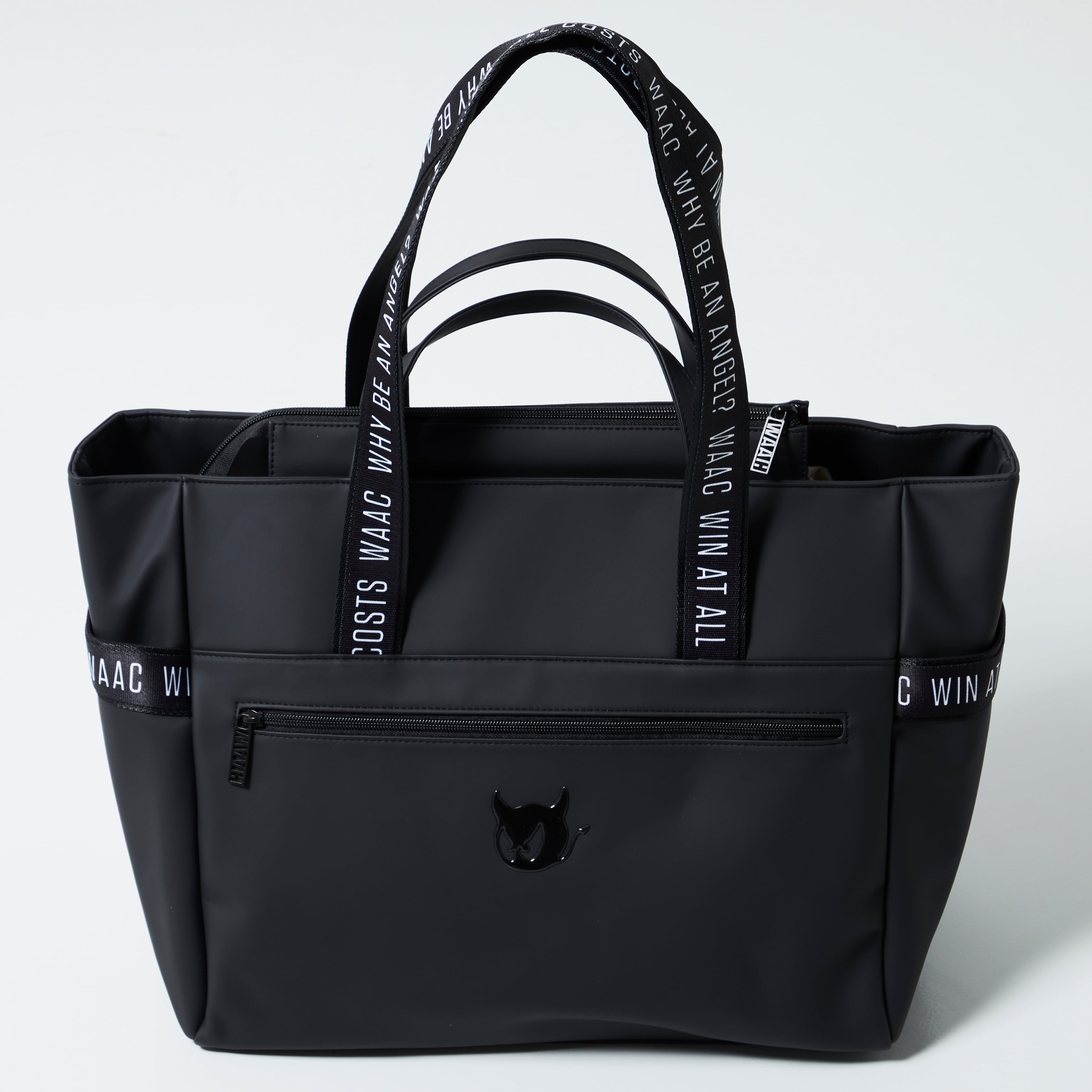 UNISEX マットレザー ボストンバッグ ブラック / 072214861