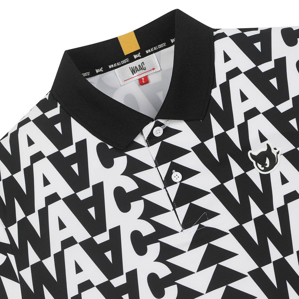 MEN シーズンパターン 半袖ポロシャツ