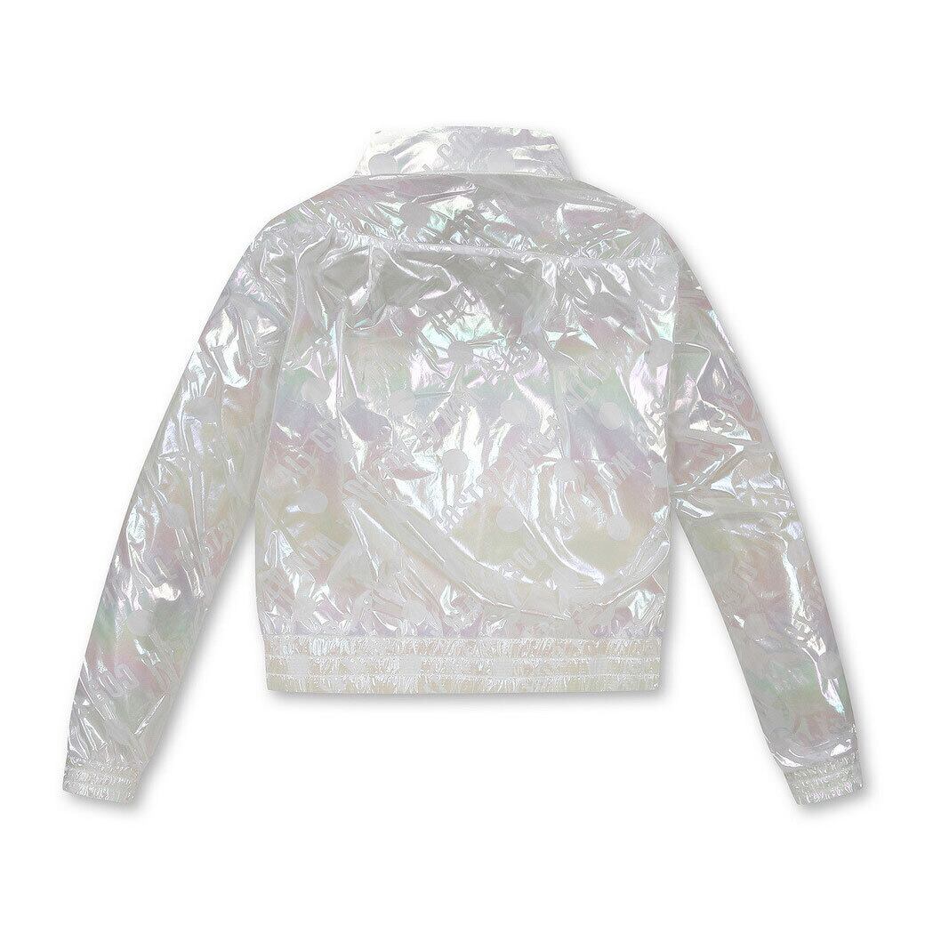 WOMEN オーロラ レタリングブルゾン ホワイト