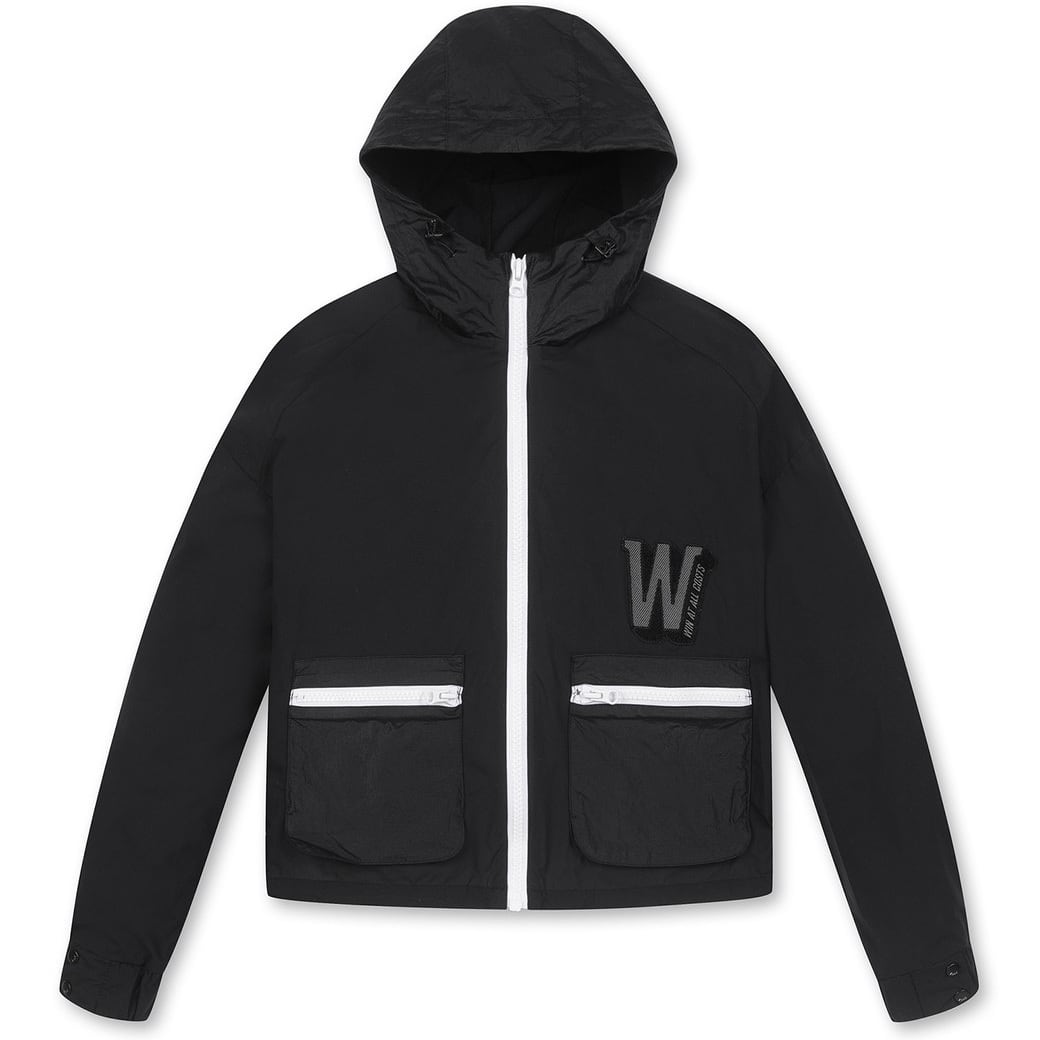 WOMENS ミックスショートパーカー/072324152