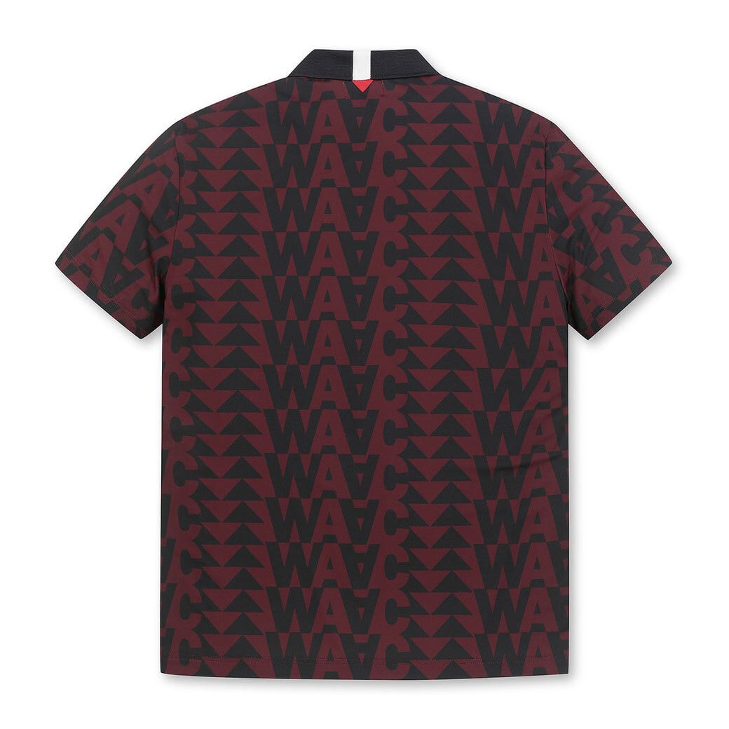 WAAC 波模様 ポロシャツ WAAC 波模様 ポロシャツ WAAC 波模様 ポロシャツ WAAC 波模様