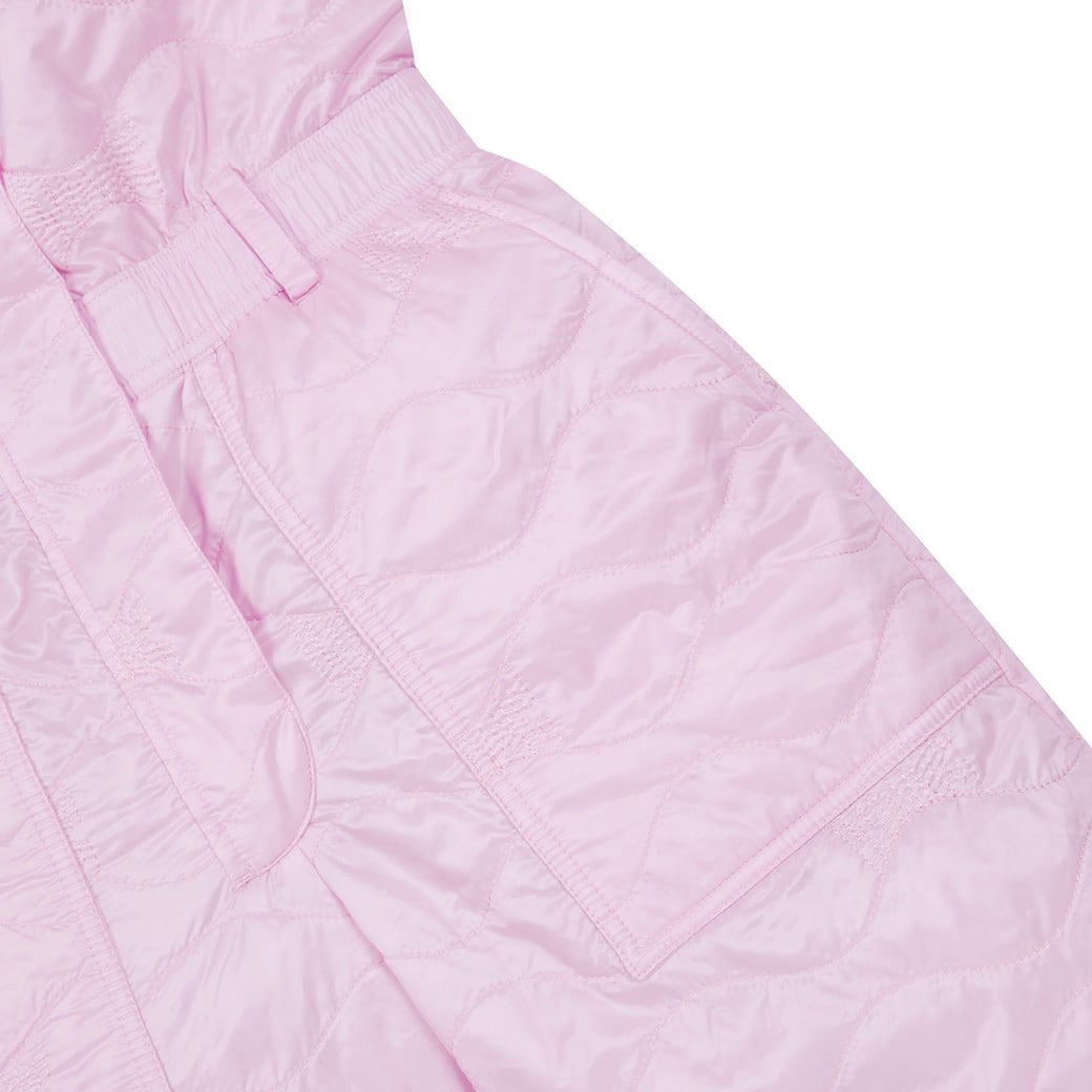 WOMEN ウェーブキルティングパッド入りスーツ ライトピンク